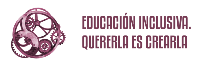 Logo de Educación Inclusiva. Quererla es crearla.