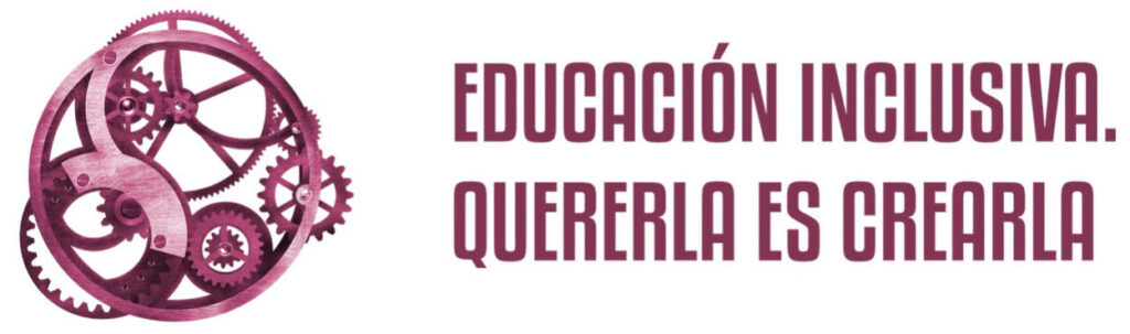 Logotipo de 'Educación inclusiva. Quererlas es crearla'.