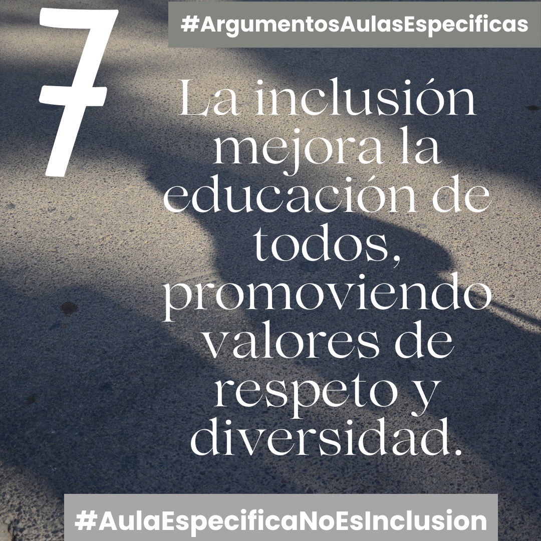 La inclusión mejora la educación de todos, promoviendo valores de respeto y diversidad
